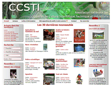 Tablet Screenshot of ccsti.fr